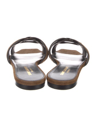 Saint Laurent Suede Slides