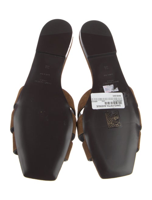 Saint Laurent Suede Slides