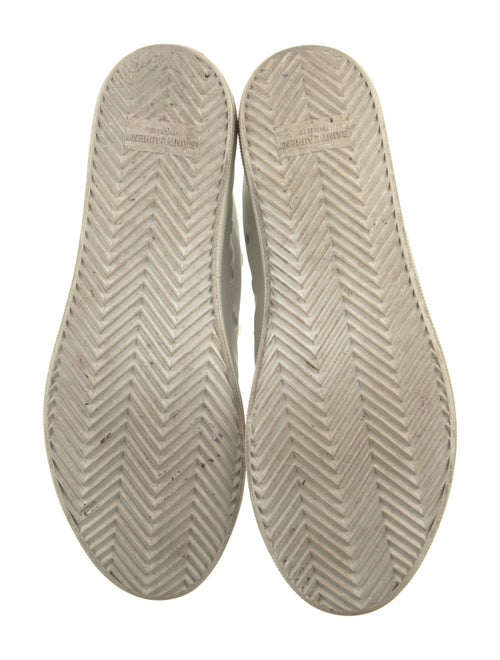 Saint Laurent Leather Graphic Print Sneakers