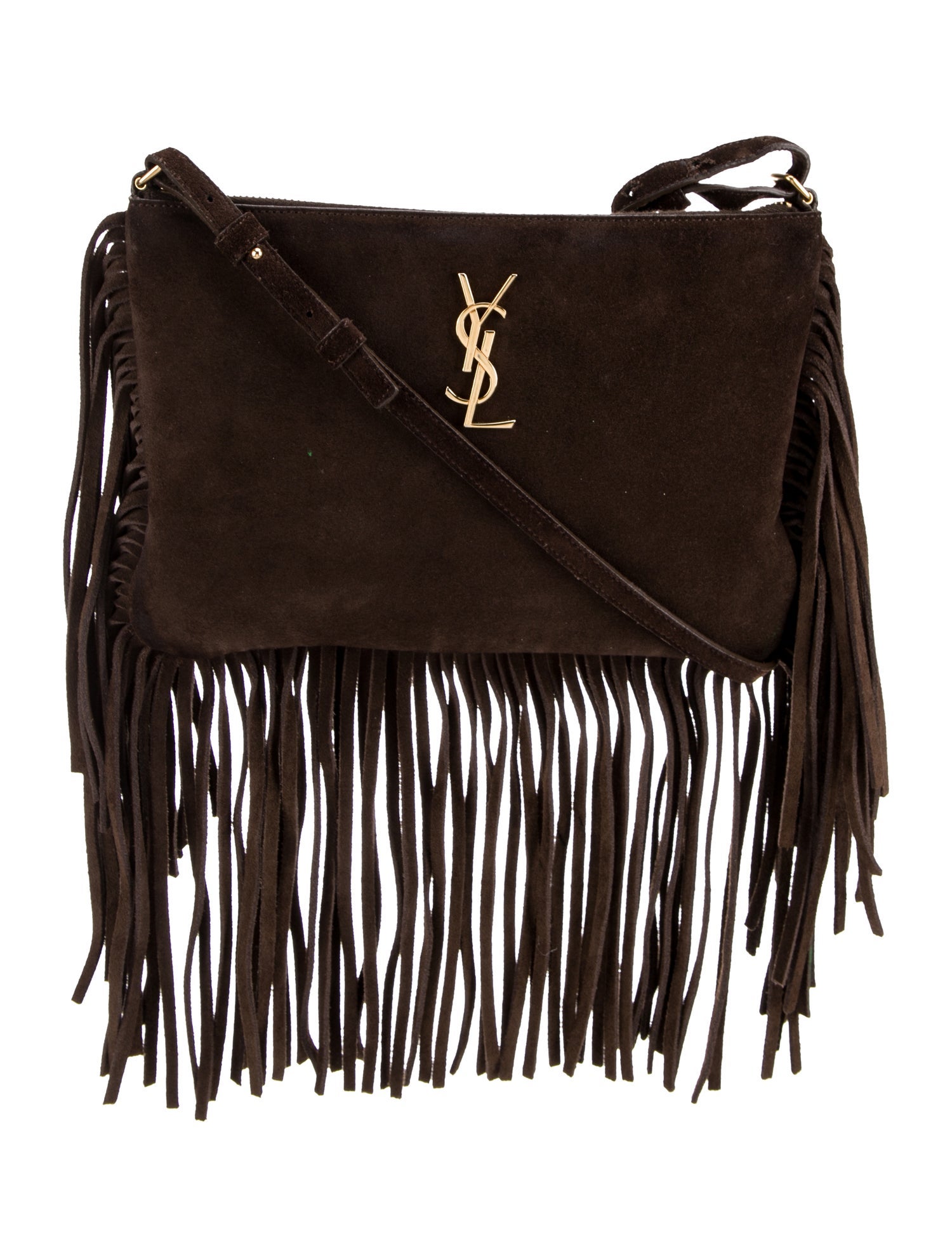 Saint Laurent Suede College