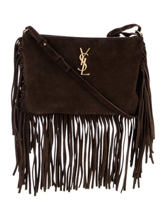 Saint Laurent Suede College