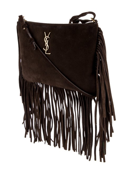Saint Laurent Suede College