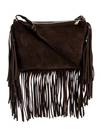 Saint Laurent Suede College