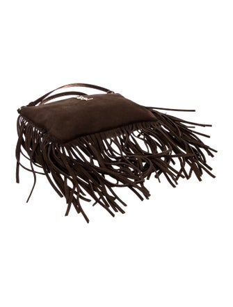 Saint Laurent Suede College