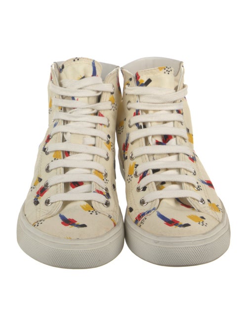 Saint Laurent Canvas Printed Sneakers