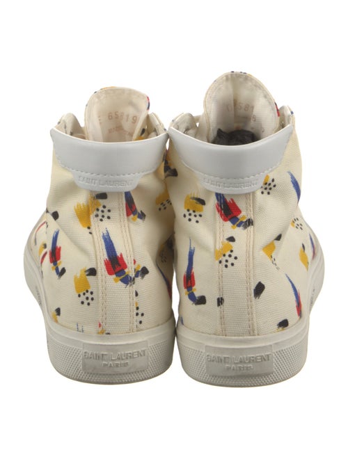 Saint Laurent Canvas Printed Sneakers
