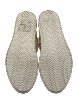 Saint Laurent Canvas Printed Sneakers