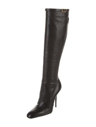 Saint Laurent Leather Boots