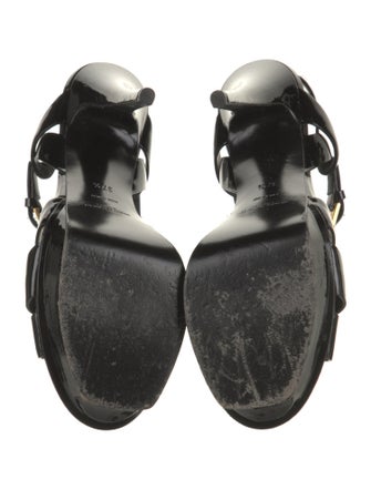 Saint Laurent Patent Leather T-Strap Pumps
