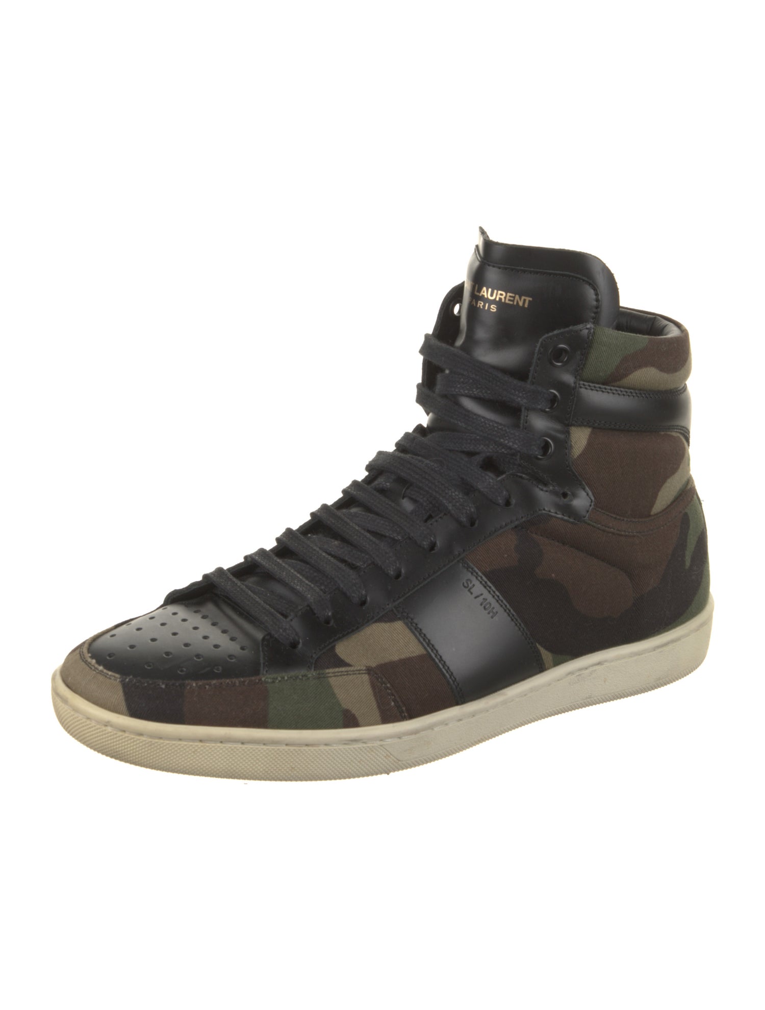 Saint Laurent Canvas Printed Sneakers