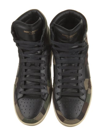 Saint Laurent Canvas Printed Sneakers