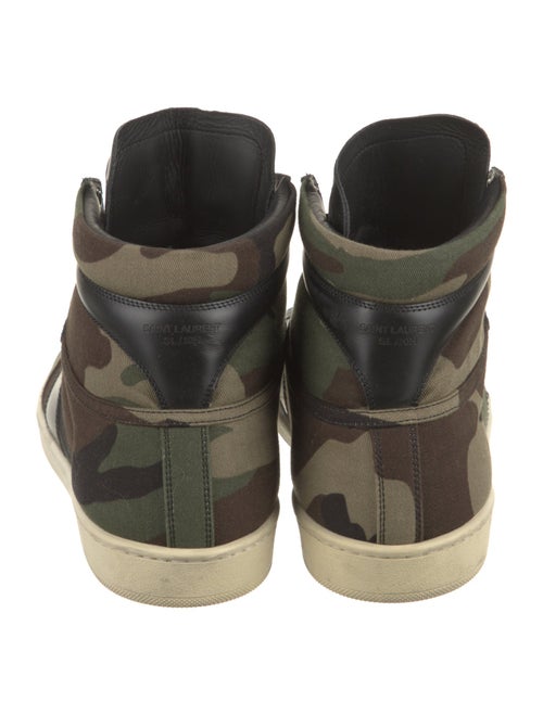 Saint Laurent Canvas Printed Sneakers