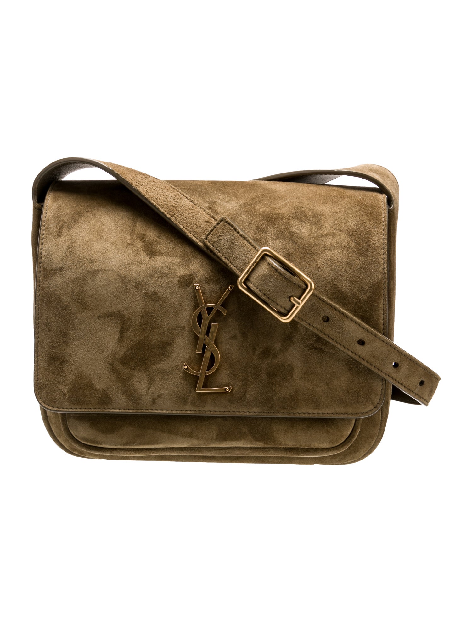 Saint Laurent Suede Messenger Bag 2025 w/ Tags