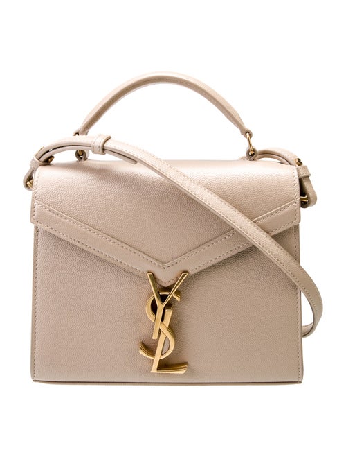 Saint Laurent Leather Cassandre Mini 2022