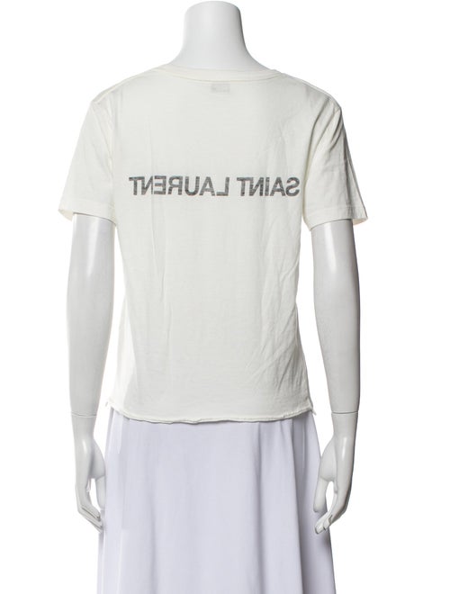 Saint Laurent 2022 Graphic Print T-Shirt