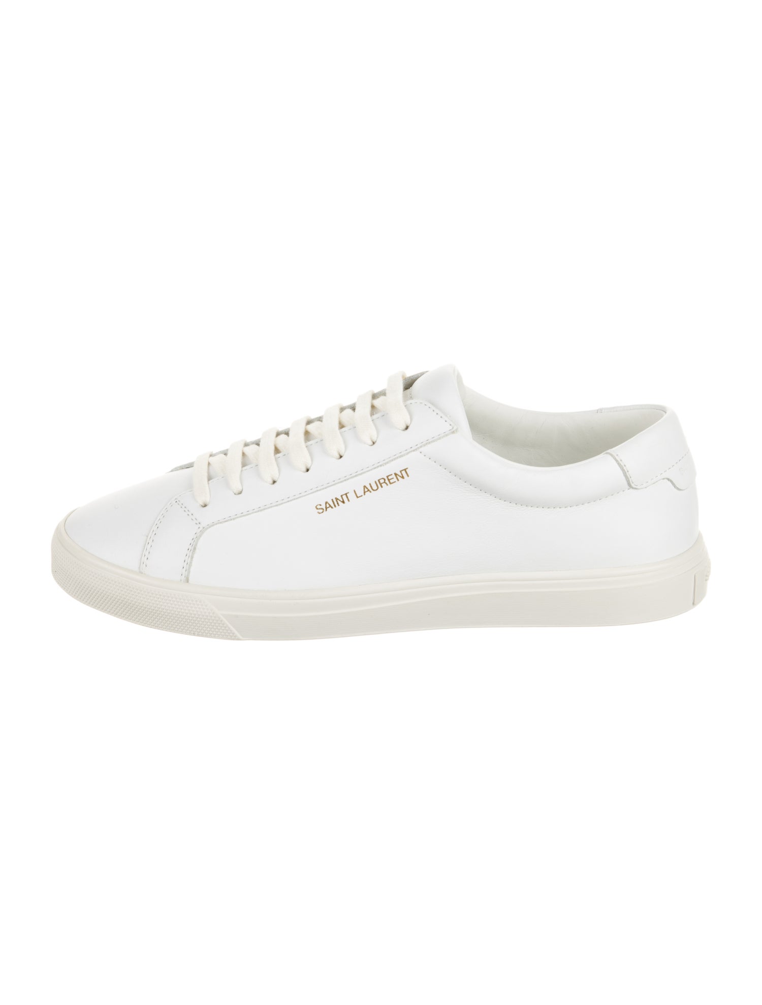 Saint Laurent Leather Sneakers w/ Tags
