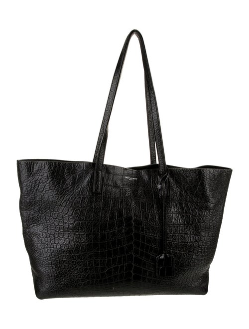 Saint Laurent Embossed Leather East/West Shopping