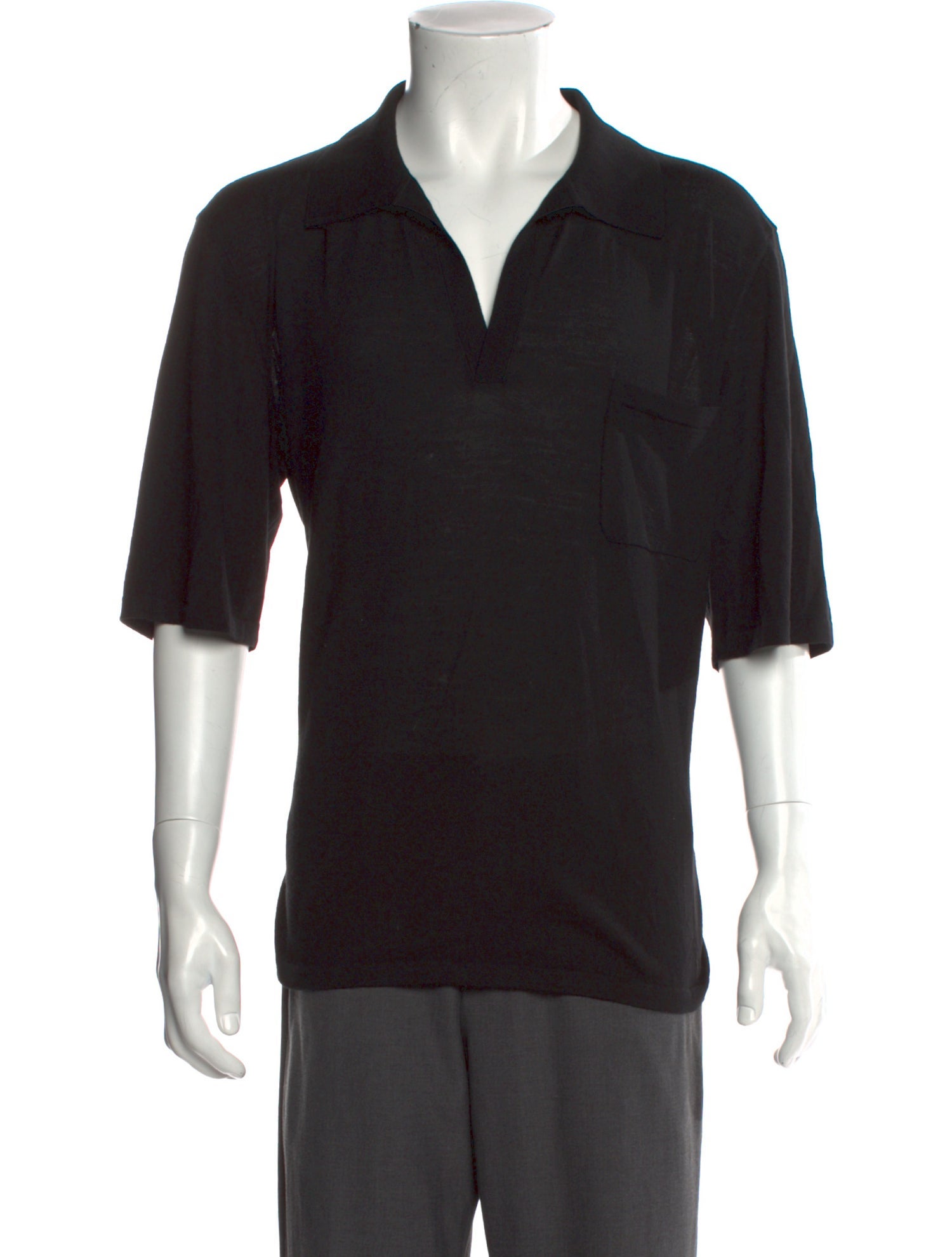 Saint Laurent 2023 Wool Polo Shirt