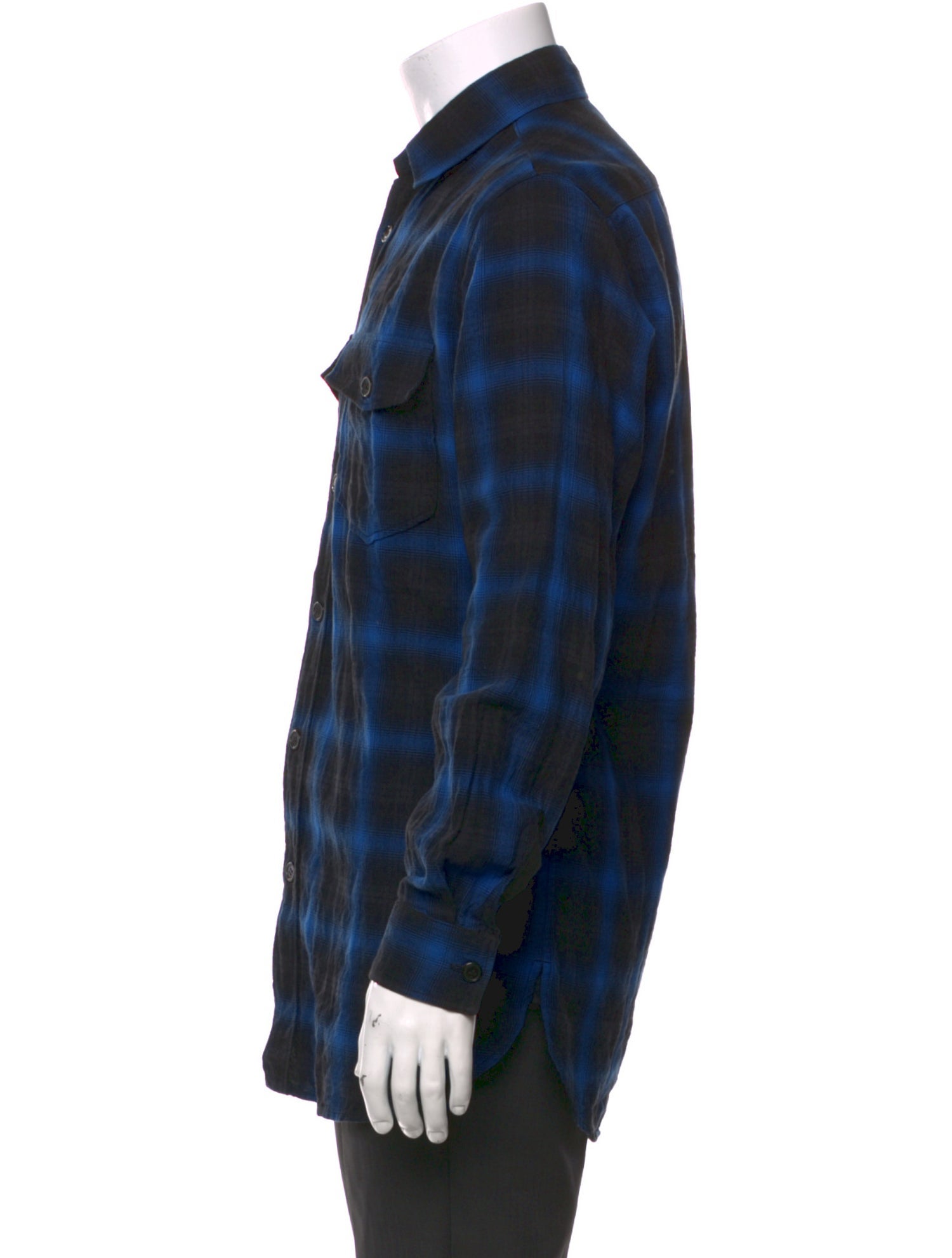 Saint Laurent 2016 Plaid Print Shirt