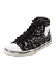 Saint Laurent Tweed Tweed Pattern Sneakers