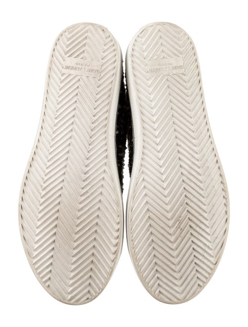 Saint Laurent Tweed Tweed Pattern Sneakers