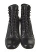 Saint Laurent Leather Lace-Up Boots