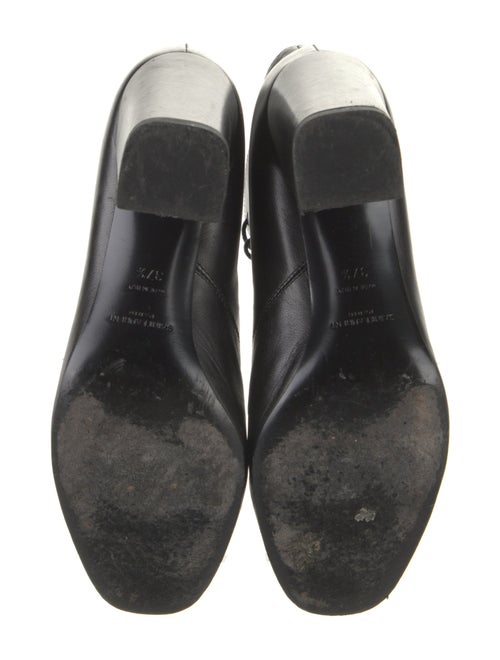 Saint Laurent Leather Lace-Up Boots