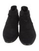 Saint Laurent Suede Lace-Up Boots