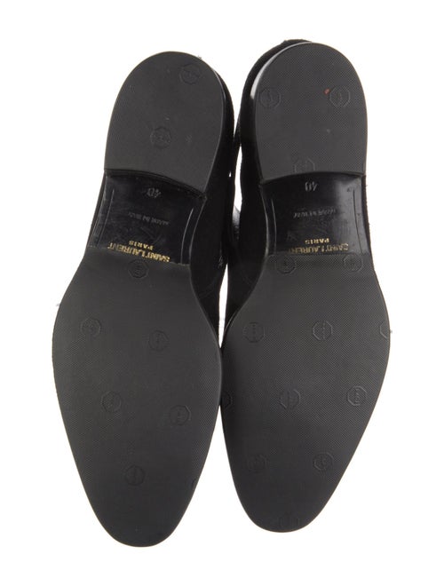 Saint Laurent Suede Lace-Up Boots