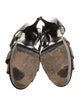 Yves Saint Laurent Rive Gauche Suede T-Strap Sandals
