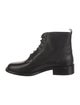 Saint Laurent Leather Combat Boots