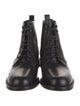 Saint Laurent Leather Combat Boots
