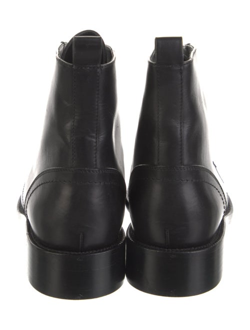 Saint Laurent Leather Combat Boots