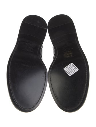 Saint Laurent Leather Combat Boots