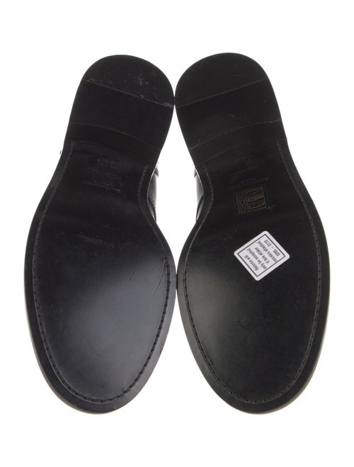 Saint Laurent Leather Combat Boots