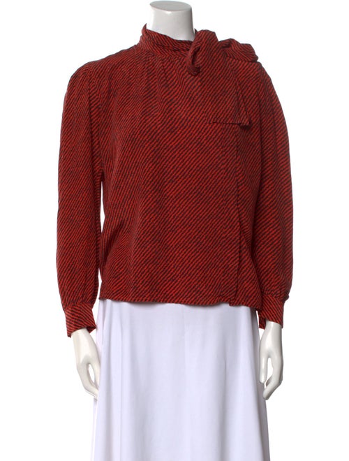 Saint Laurent Silk Printed Sweatshirt