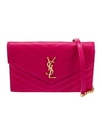 Saint Laurent Leather Envelope