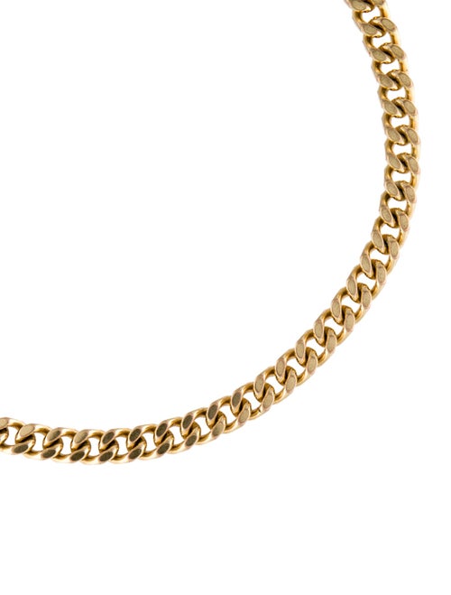 Saint Laurent Medium Curb Chain Necklace