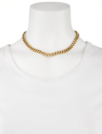 Saint Laurent Medium Curb Chain Necklace
