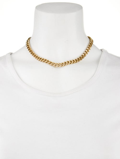 Saint Laurent Medium Curb Chain Necklace