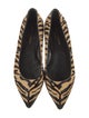 Saint Laurent Ponyhair Animal Print Flats
