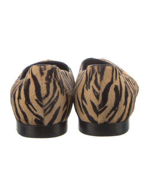 Saint Laurent Ponyhair Animal Print Flats