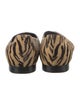 Saint Laurent Ponyhair Animal Print Flats