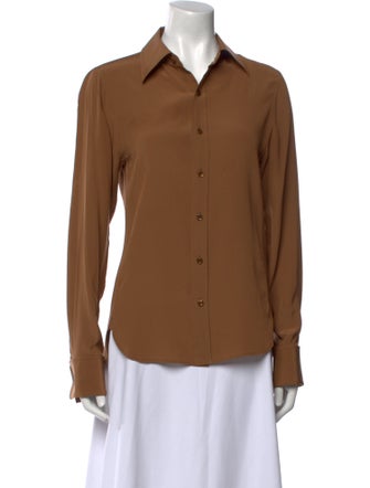 Saint Laurent 2021 Silk Button-Up Top