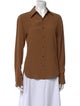 Saint Laurent 2021 Silk Button-Up Top
