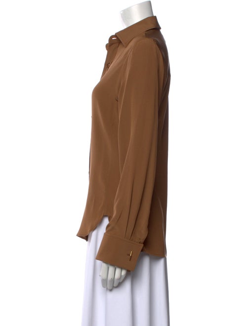 Saint Laurent 2021 Silk Button-Up Top