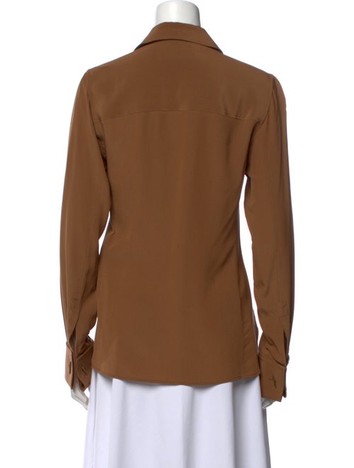 Saint Laurent 2021 Silk Button-Up Top