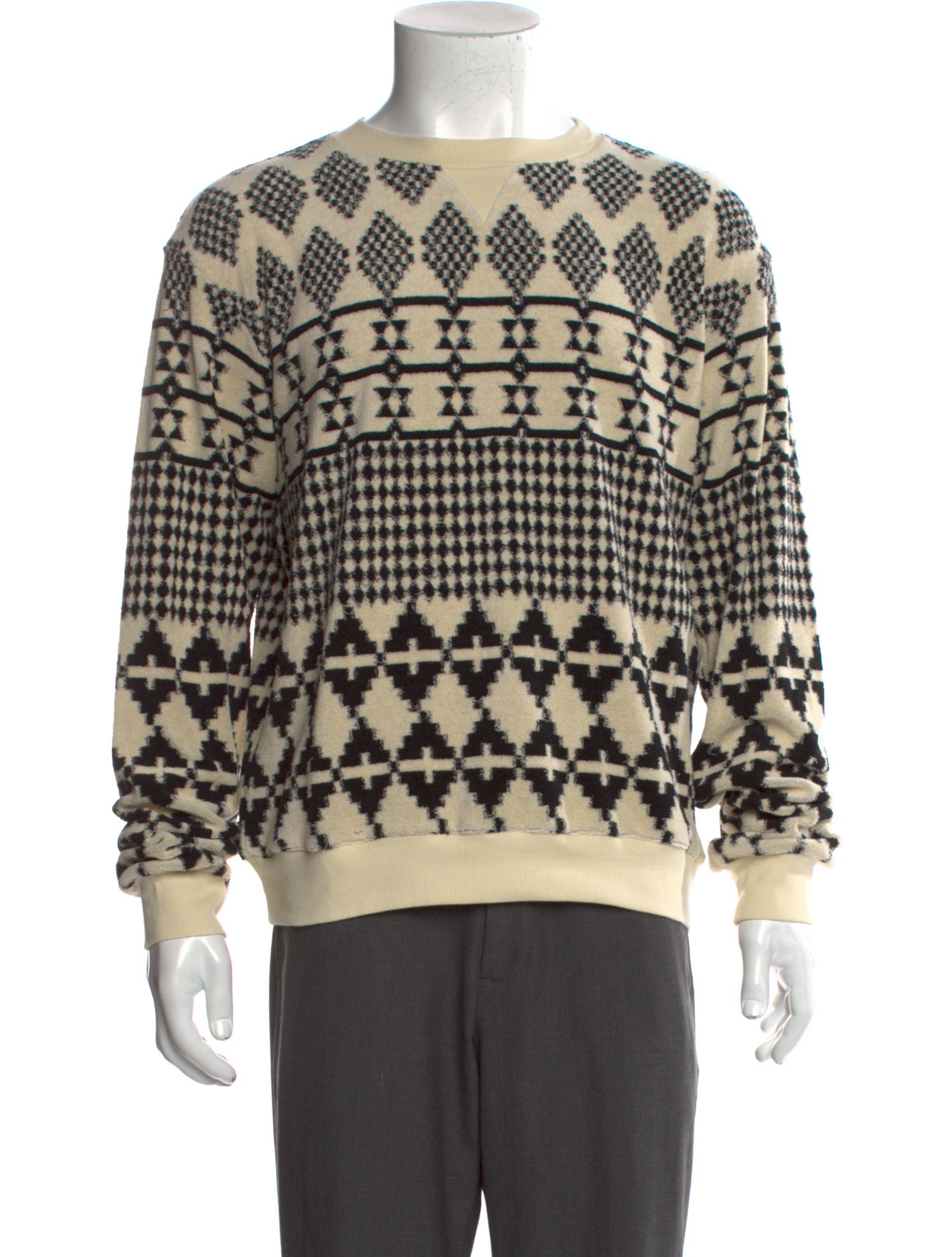 Saint Laurent 2022 Plaid Print Pullover