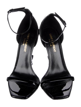Saint Laurent Patent Leather Sandals