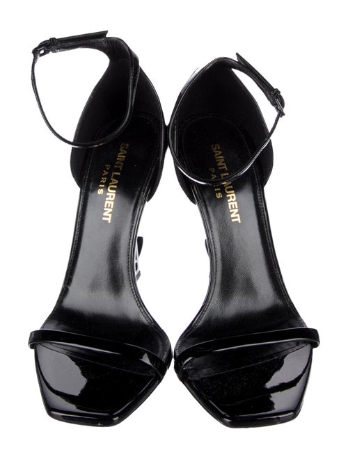 Saint Laurent Patent Leather Sandals